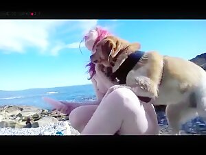Intimate Moment with a Dog