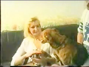 Woman and dog: a beastly encounter