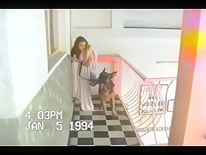 Celebrating 30 Years: Remastered HD Video of Beach Babe Buffy In Ecstasy With Her Four-Legged Best Friend