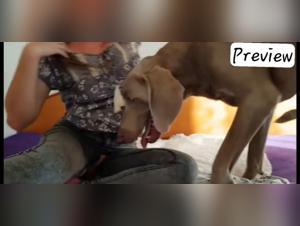 Baise brute : Chien vs Femme - Un climax animal