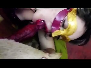 Donna messicana e il suo cane