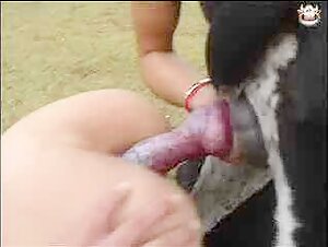 Amanda and her four-legged friend