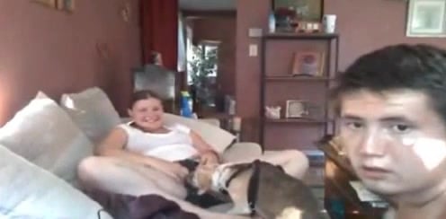 Family Zoophilia: Milly let off steam by her dog