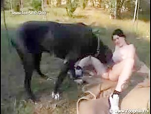Intimate Moment with Man's Best Friend