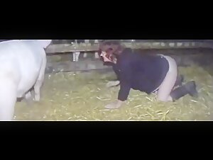 Woman and horse, a beastly encounter