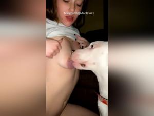 Wild Zoophilia: Dog Eats Girl's Breast