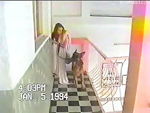 Femme et Chien: Une Rencontre Interdite