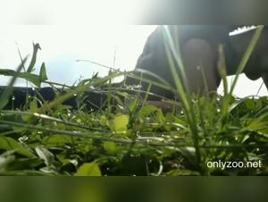 Wild Bitch and Fresh Girl: Pleasure bath in the greenery (Full)