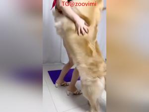 Don't miss this Chinese bestiality porn with a woman and a dog