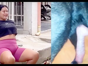 Latina Cachonda and her Big Dog