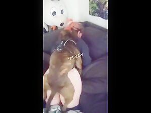 He Slaps Her Butt!