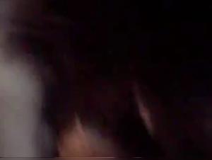 Amateur Webcam Having Fun with a Dog