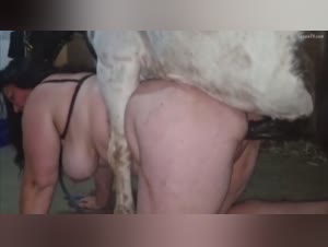 Woman Delights in Happy Horse Zoophilia