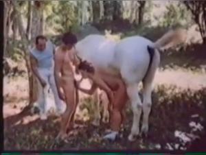 Zoophilic Horror: Horse-Woman Double Penetration