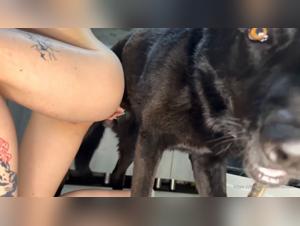Alice's Canine Satisfaction: Customized Clitoris, Double the Fun