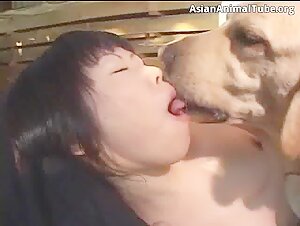 Bacio intenso con il mio cane 10