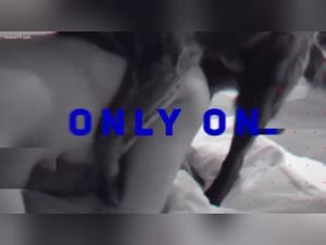Pup licking the tight pussy of a young slut