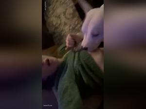 Forbidden pleasure: secret and intense canine fuck