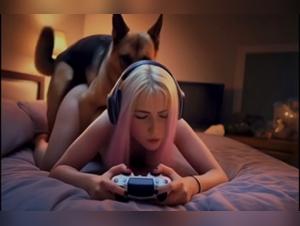 Gamegirl possessed, bestiality animated by AI