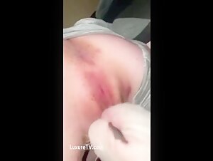 Teenage Girl Indulging in a Dog's Tongue