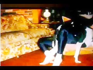 Intimate encounter with a dog