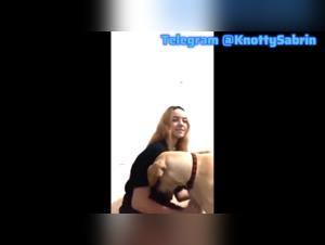 Denise Frazier: Fucked by Her Dog - Raw Amateur Video
