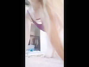 Blonde and Dog: An Explicit Sexual Encounter