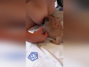 Chiot Dévore : Allaitement Déviant et Humiliation
