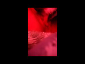 Dog eats this slut's pussy