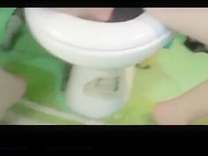 Poisson géant s'accouple avec une femme dans les toilettes