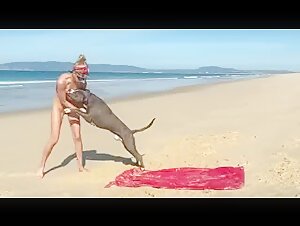Enlace prohibido en la playa.