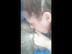 My friend from Medellin, Paola, and her love for dogs