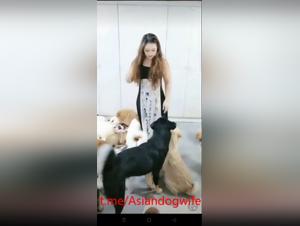 Asian bestial orgy