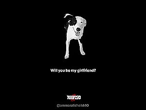 !Puta sucks her dog! - Strong and exciting images.