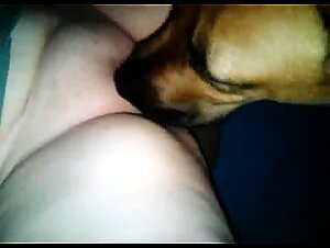 Intimate Moment with a Dog