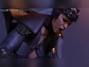 Feline High: Catwoman at the Mercy of the Dog