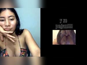 Cumming Queen: Chick freaks out watching dog pounding