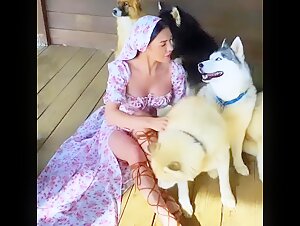 Momento intimo con un amigo de cuatro patas
