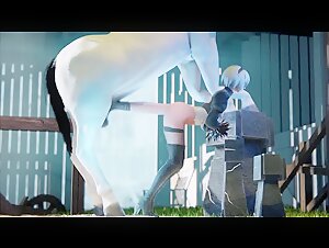 3D Hardcore Bestiality: Girl and Horse
