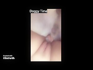 Intimate Moment: Woman and Dog