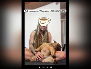 Desideri proibiti: adolescente latina e cane colombiano