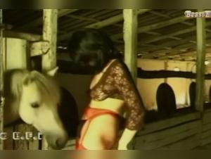 Milly's horse delivers an unforgettable licking session